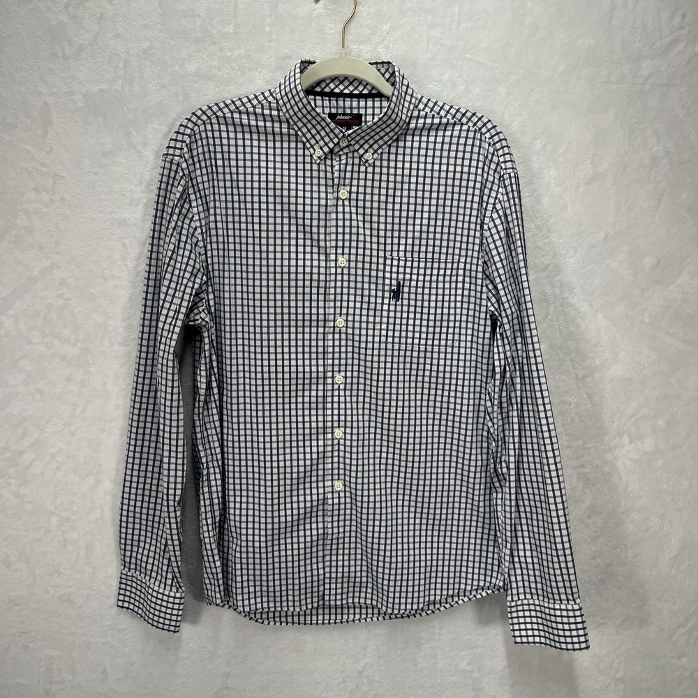 Johnnie-O Prep-Formance Long Sleeve Button Down Shirt Mens Medium Plaid